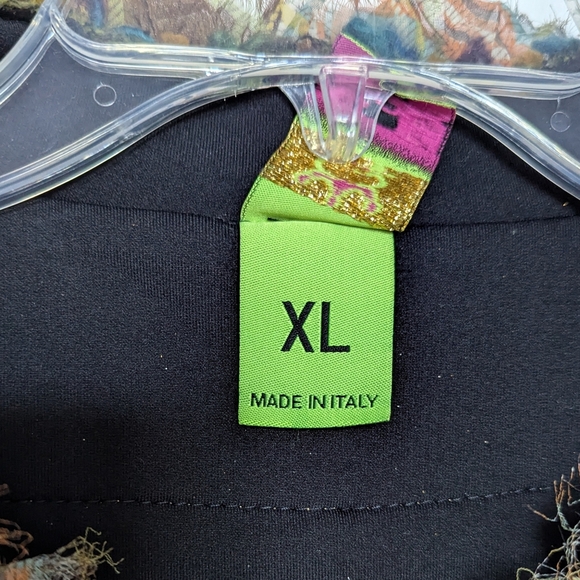 Save The Queen Black Blazer/Jacket w/Multicolored Textures & Graphics - Picture 16 of 16